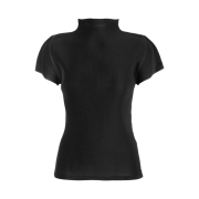 (W) Pleats Please Issey Miyake Mist Basics Top Black
