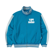 Thevinylhouse Life Is Hard Full Zip Sweatshirt Blue
