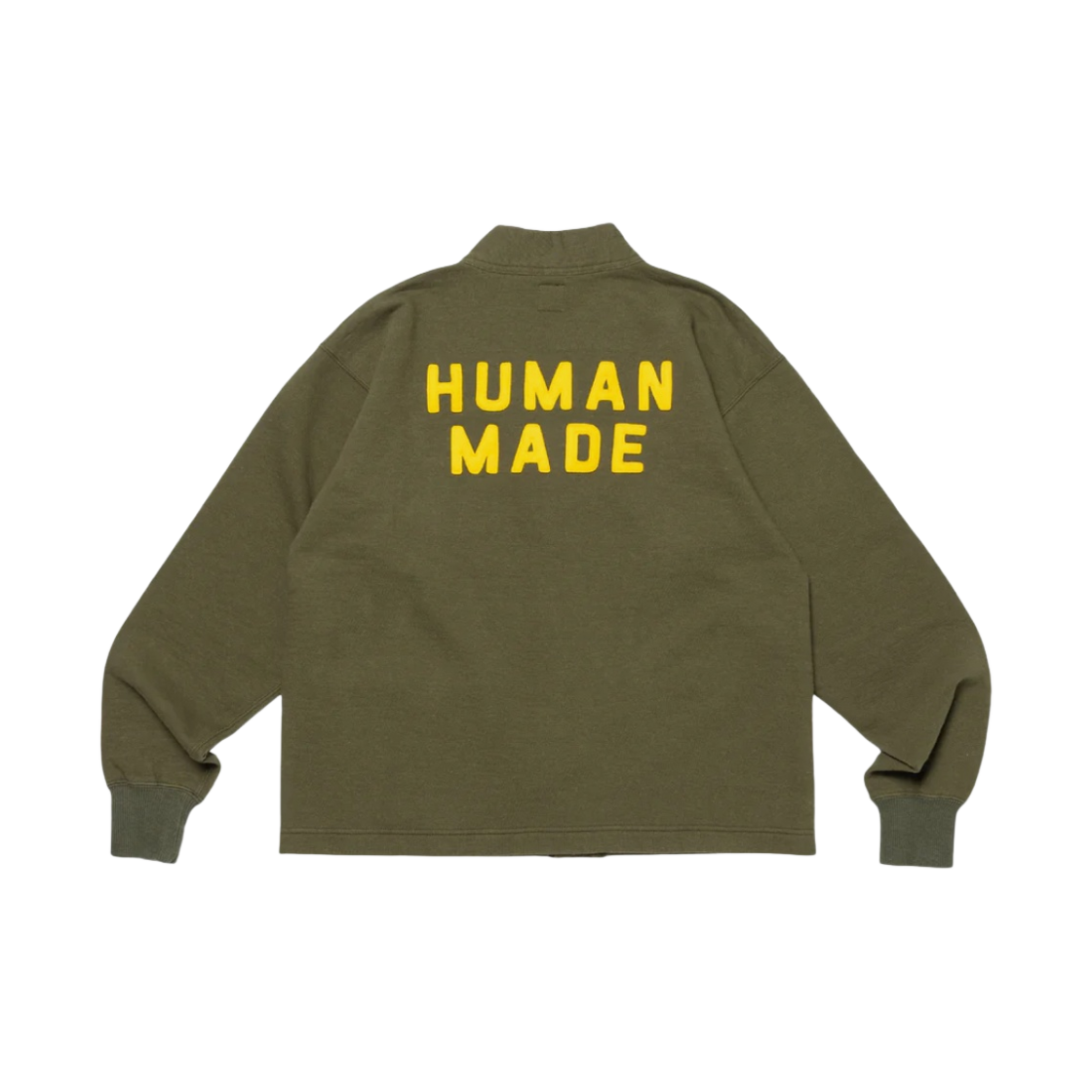 휴먼 메이드 스웨트셔츠 가디건 올리브 드랩(Human Made Sweatshirt Cardigan Olive Drab) - 2
