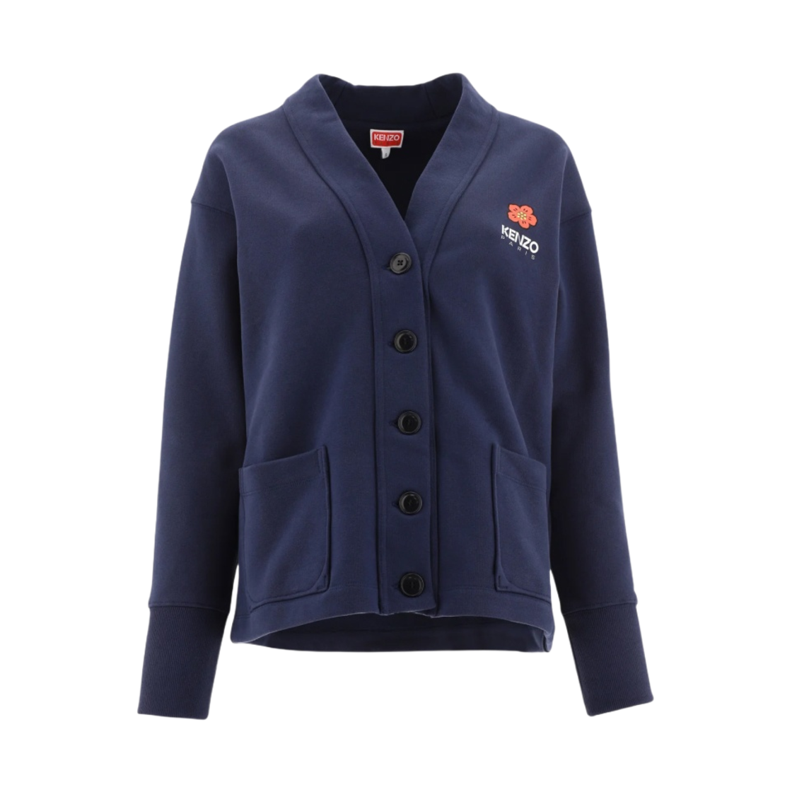 (W) 겐조 보케 플라워 가디건 네이비((W) Kenzo Boke Flower Cardigan Navy)