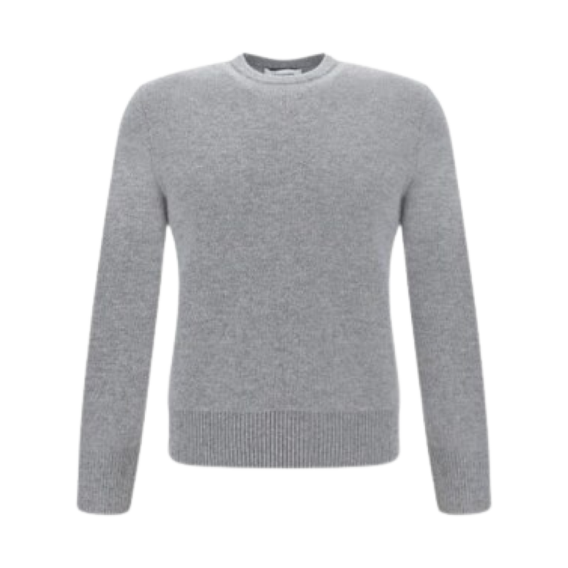 MKA518A-Y1029-055 Thom Browne Merino Wool Washed Pique Pullover Light Grey - 대표 이미지 #1