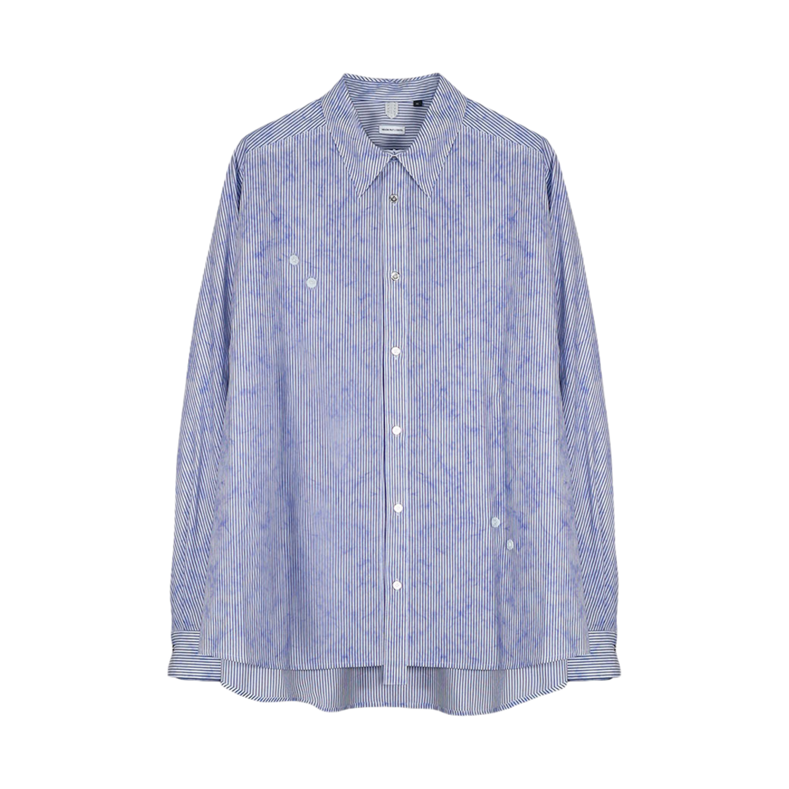 YPA24AWSHBL Youche AR Striped Sun-grib Shirts Skyblue