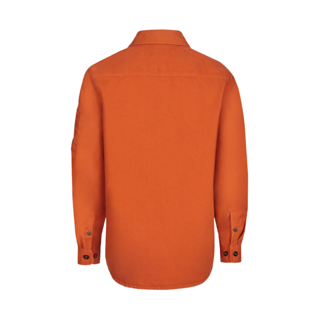 (키즈) C.P. 컴퍼니 U16 개버딘 지퍼 셔츠 하베스트 펌킨 오렌지 - 23SS((Kids) C.P. Company U16 Gabardine Zipped Shirt Harvest Pumpkin Orange - 23SS) - 2