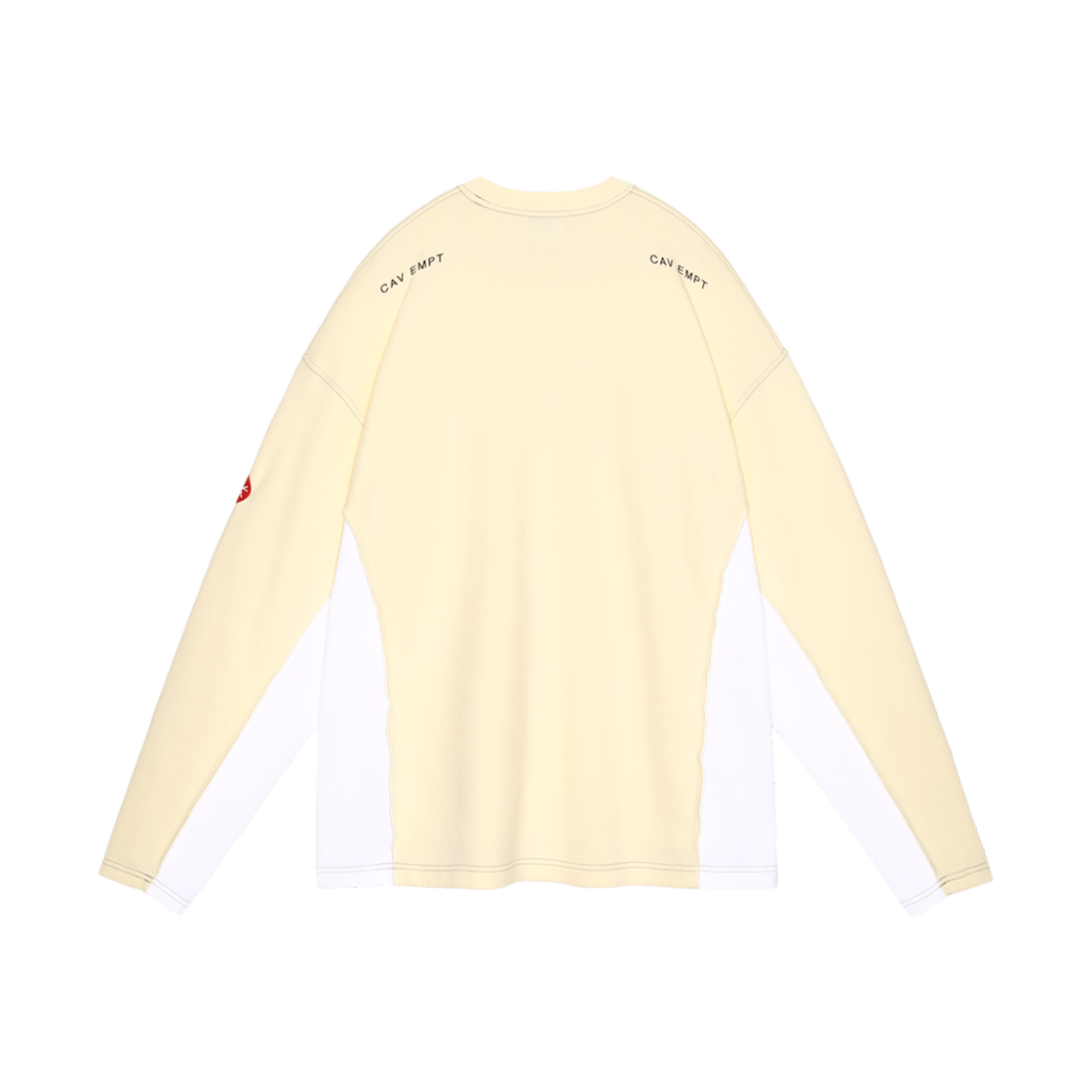 카브엠트 사이드 심 DBL 니트 롱슬리브 옐로우 - 25SS(Cav Empt Side Seam DBL Knit Long Sleeve Yellow - 25SS) - 2