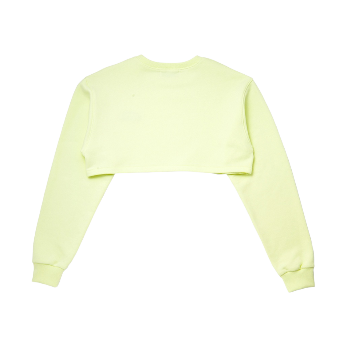 (W) 이미스 뉴 로고 크롭 라운드넥 티셔츠 라이트 옐로우 - 22SS((W) Emis New Logo Cropped Round Neck T-Shirts Light Yellow - 22SS) - 2