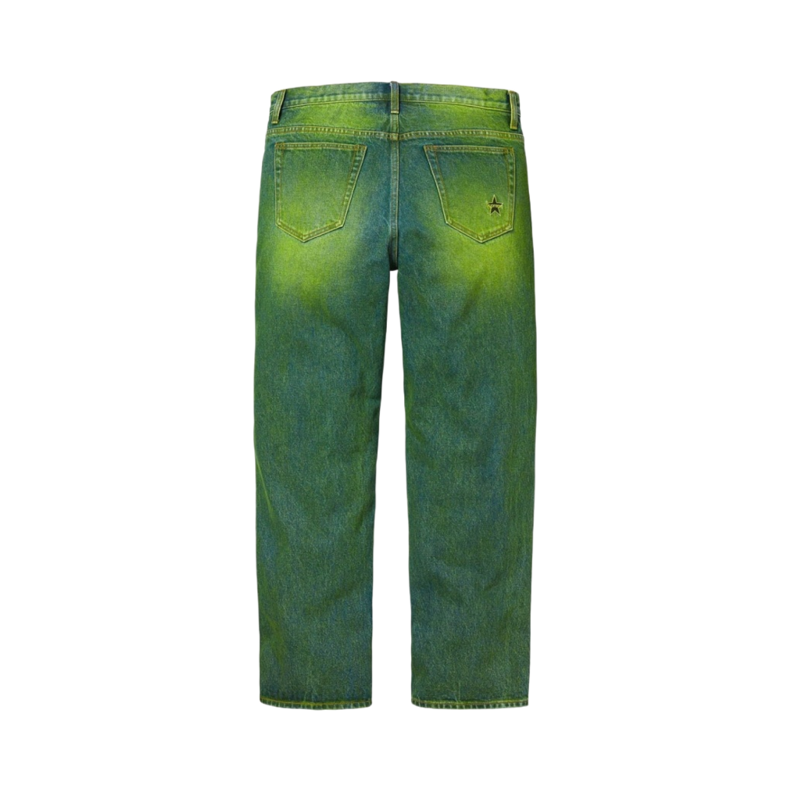 슈프림 레귤러 진 오버스프레이 그린 - 23FW(Supreme Regular Jean Overspray Green - 23FW) - 2