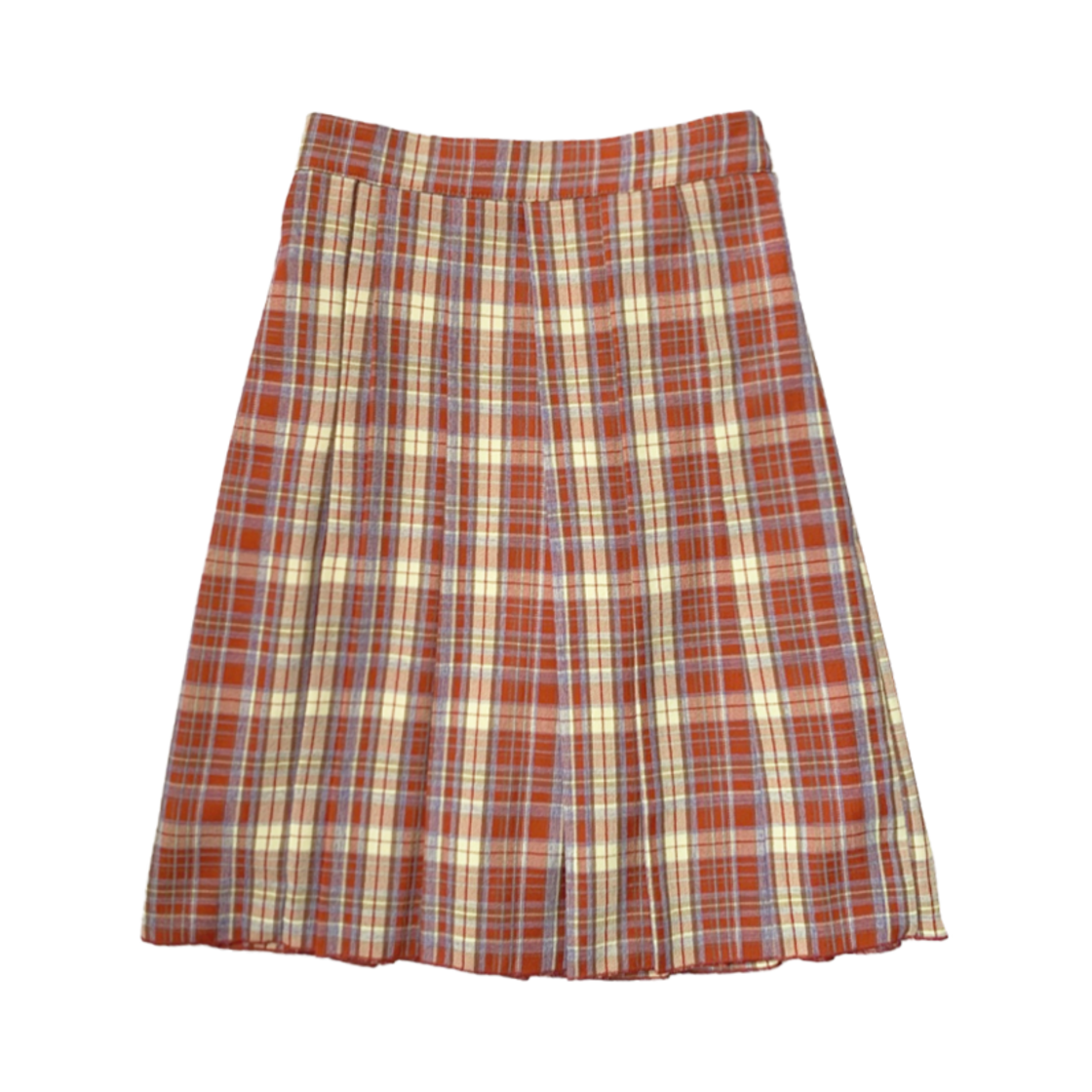 쿠키시 체크 플리츠 스커트 레드(Kookeesee Check Pleated Skirt Red)