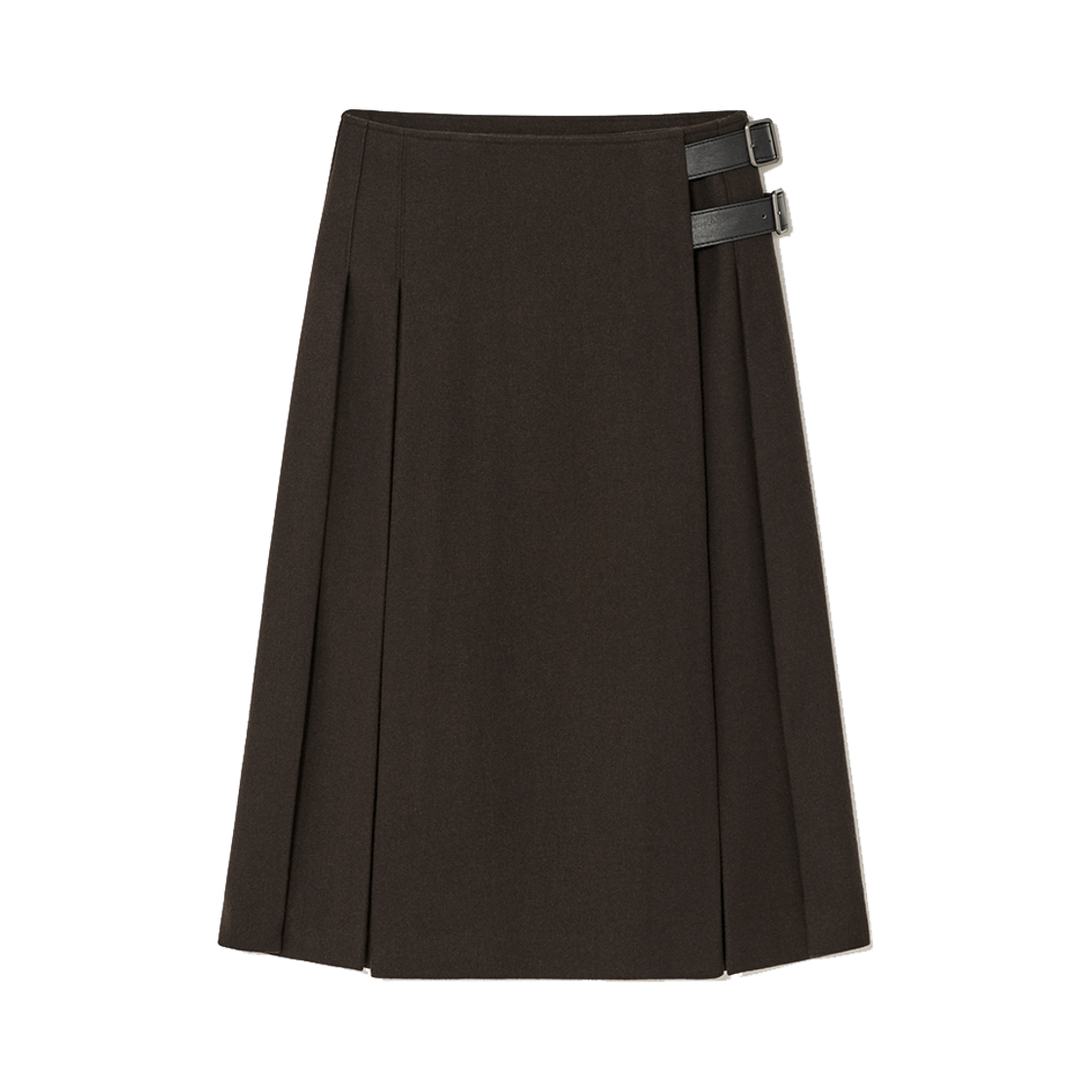 P0000ELI Kindersalmon Women Wool Skirt Teak
