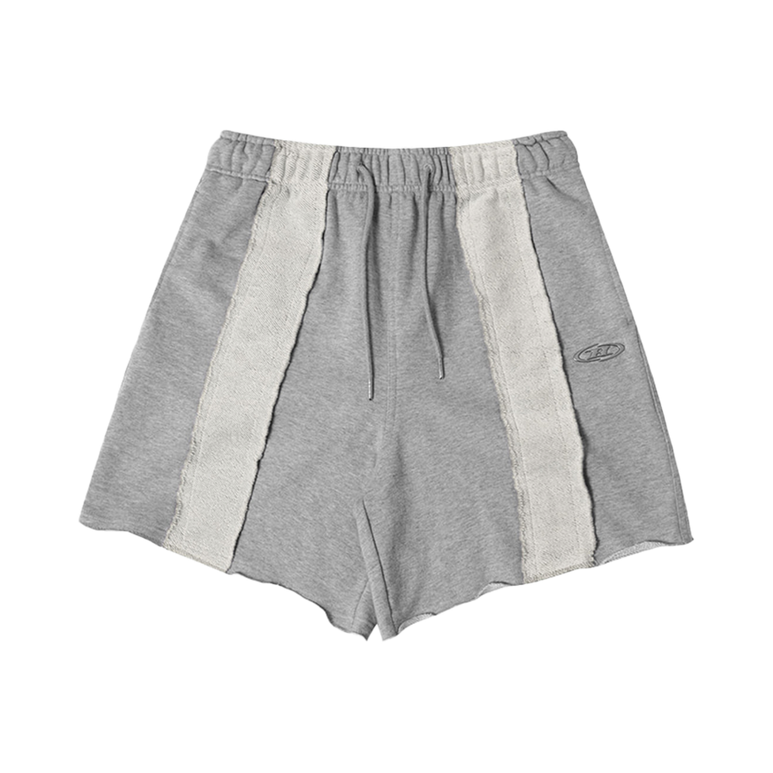 본투윈 리버스 믹스 하프팬츠 숏버전 멜란지 그레이