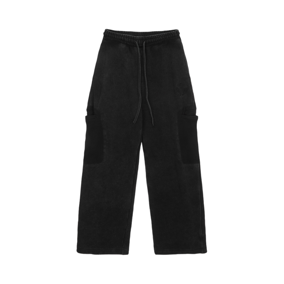 MK2434PT014M (W) Matin Kim Pigment Dying Sweatpants Black