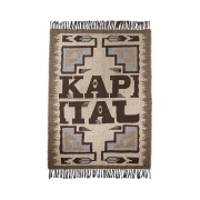 Kapital Speakeasy Blanket Brown Beige