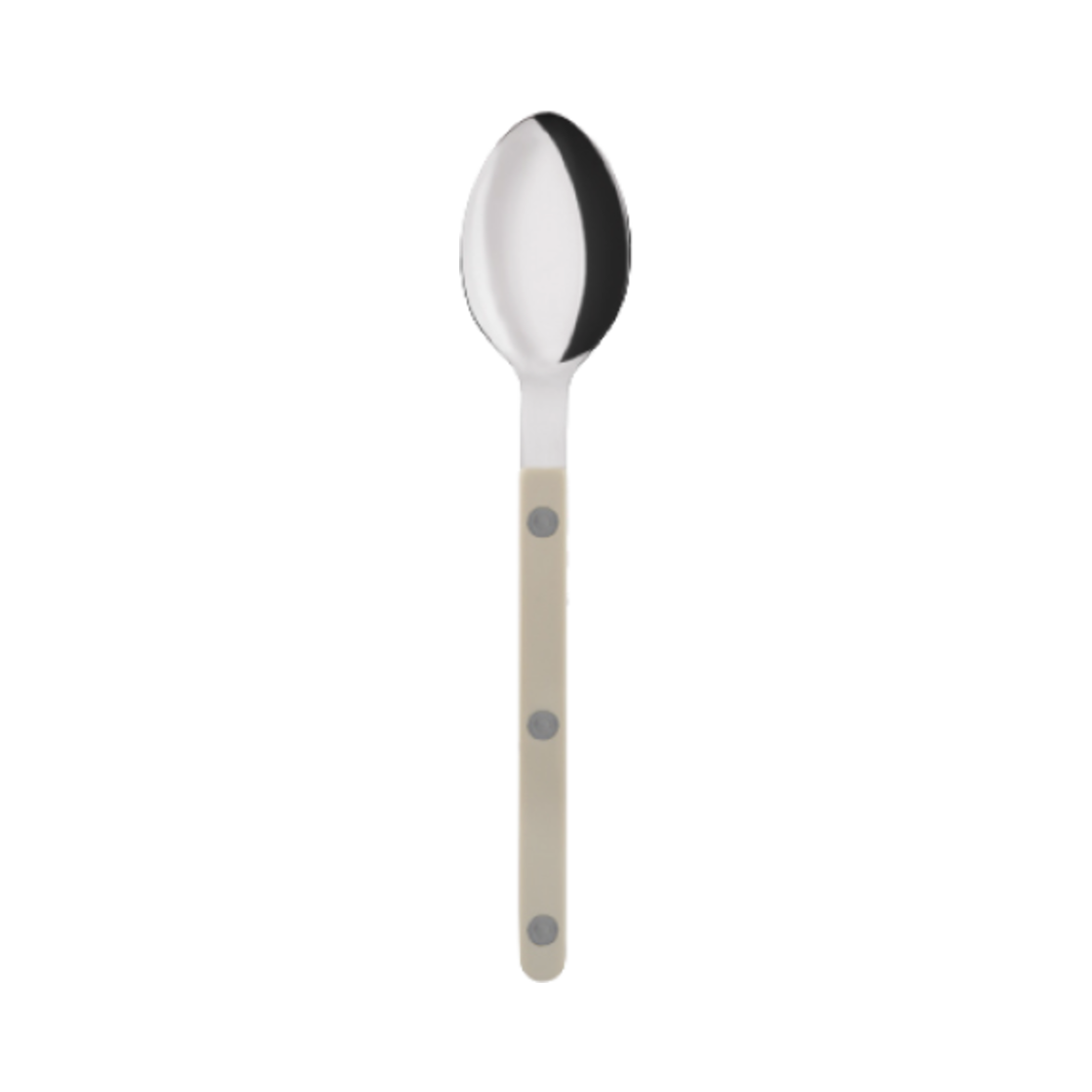 사브르 파리 비스트로 커트러리 샤이니 샐러드 스푼 라이트 카키(Sabre Paris Bistrot Cultlery Shiny Salad Spoon Light Khaki)