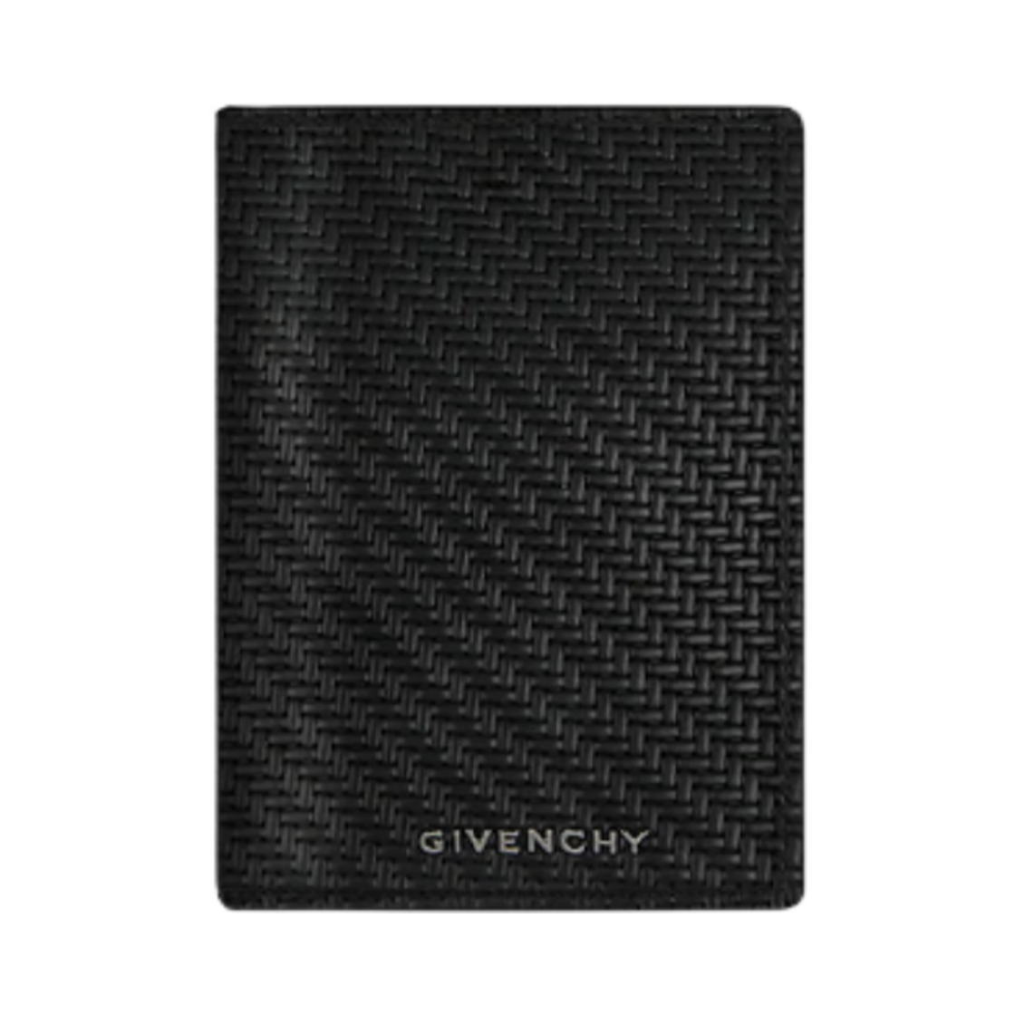지방시 브레이디드 이펙트 레더 카드 홀더 블랙(Givenchy Card Holder in Braided Effect Leather Black) - 1