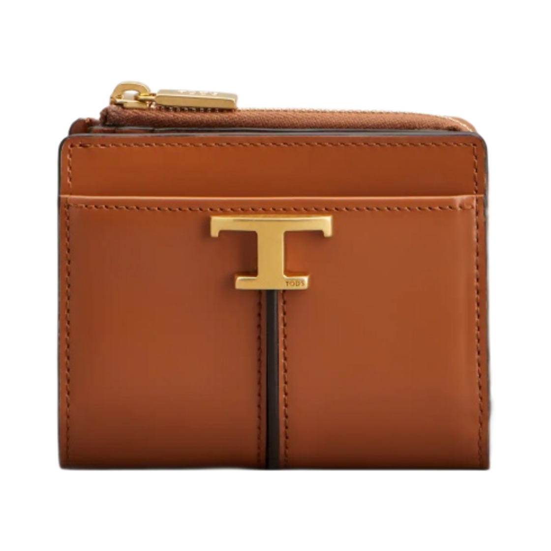 토즈 T 타임리스 레더 월렛 오렌지(Tod's T Timeless Wallet Orange) - 1