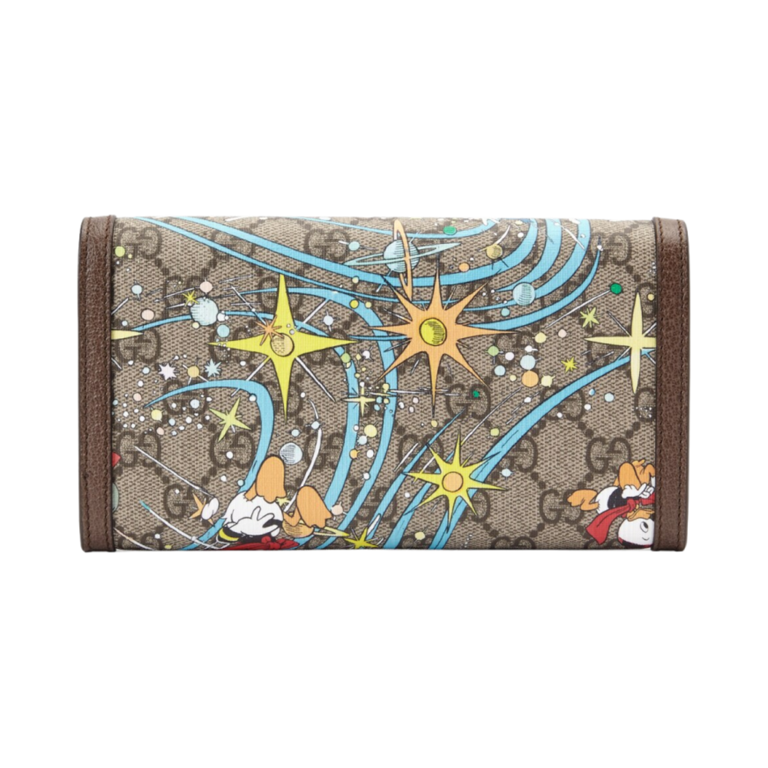 구찌 x 디즈니 도날드 덕 장지갑 베이지 에보니(Gucci x Disney Donald Duck Continental Wallet Beige Ebony) - 4