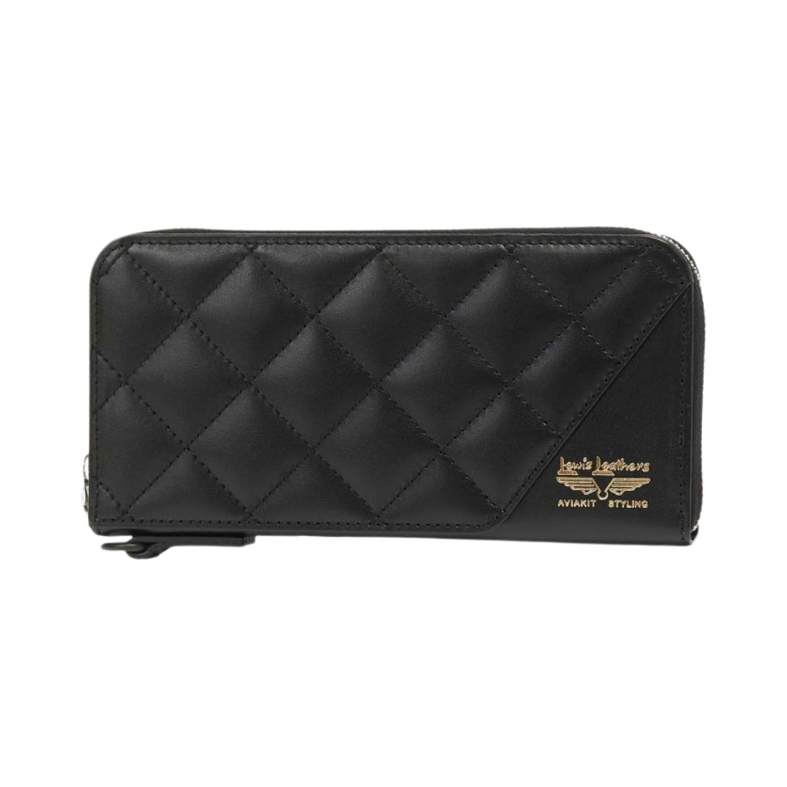 포터 x 루이스 레더 롱 월렛 블랙(Porter x Lewis Leathers Long Wallet Black) - 1