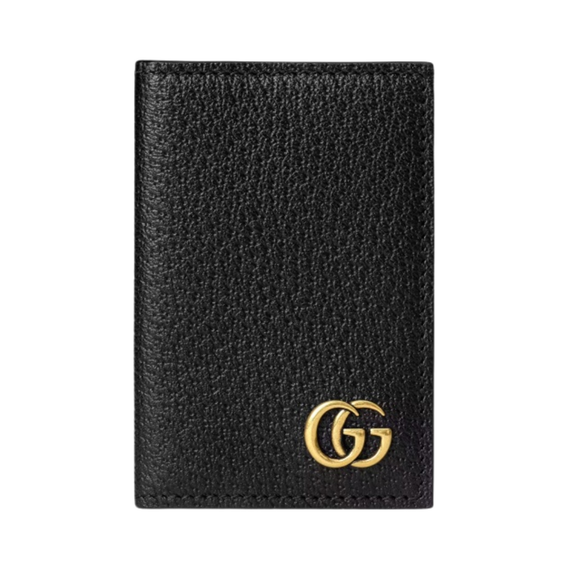 구찌 GG 마몽 레더 카드 케이스 블랙(Gucci GG Marmont Leather Card Case Black)