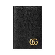 Gucci GG Marmont Leather Card Case Black