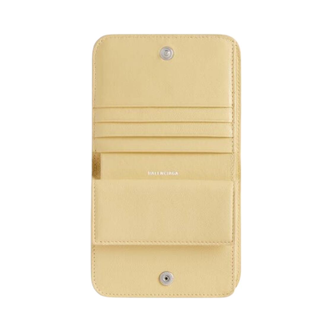 발렌시아가 캐쉬 플랩 코인 앤 카드 홀더 라이트 옐로우(Balenciaga Cash Flap Coin and Card Holder Light Yellow) - 2