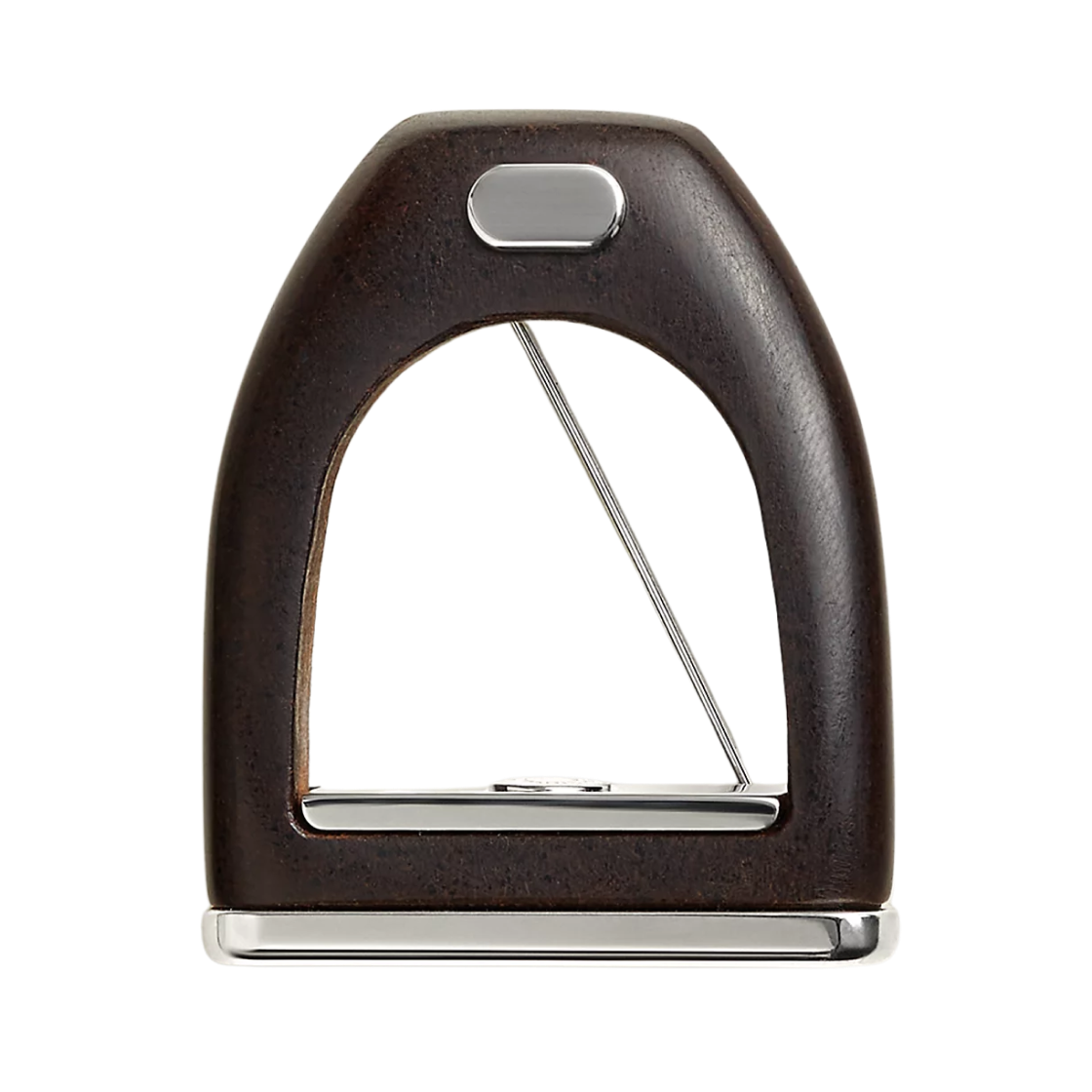 에르메스 에트리에 브로치 브로치 메탈 & 팔라듐 하드웨어 브룬(Hermes Etrier Vulcanium Brooch Metal & Palladium Brun) - 1