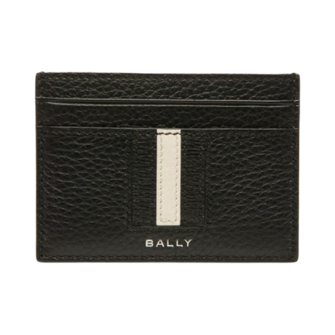6304887 Bally Ribbon Card Holder Black