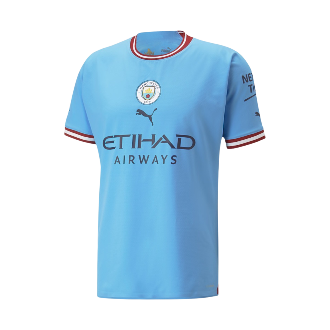 푸마 맨체스터 시티 2022/23 홈 어센틱 저지 팀 라이트 블루 (논 마킹 버전)(Puma Manchester City 2022/23 Home Authentic Jersey Team Light Blue (Non Marking Ver.))