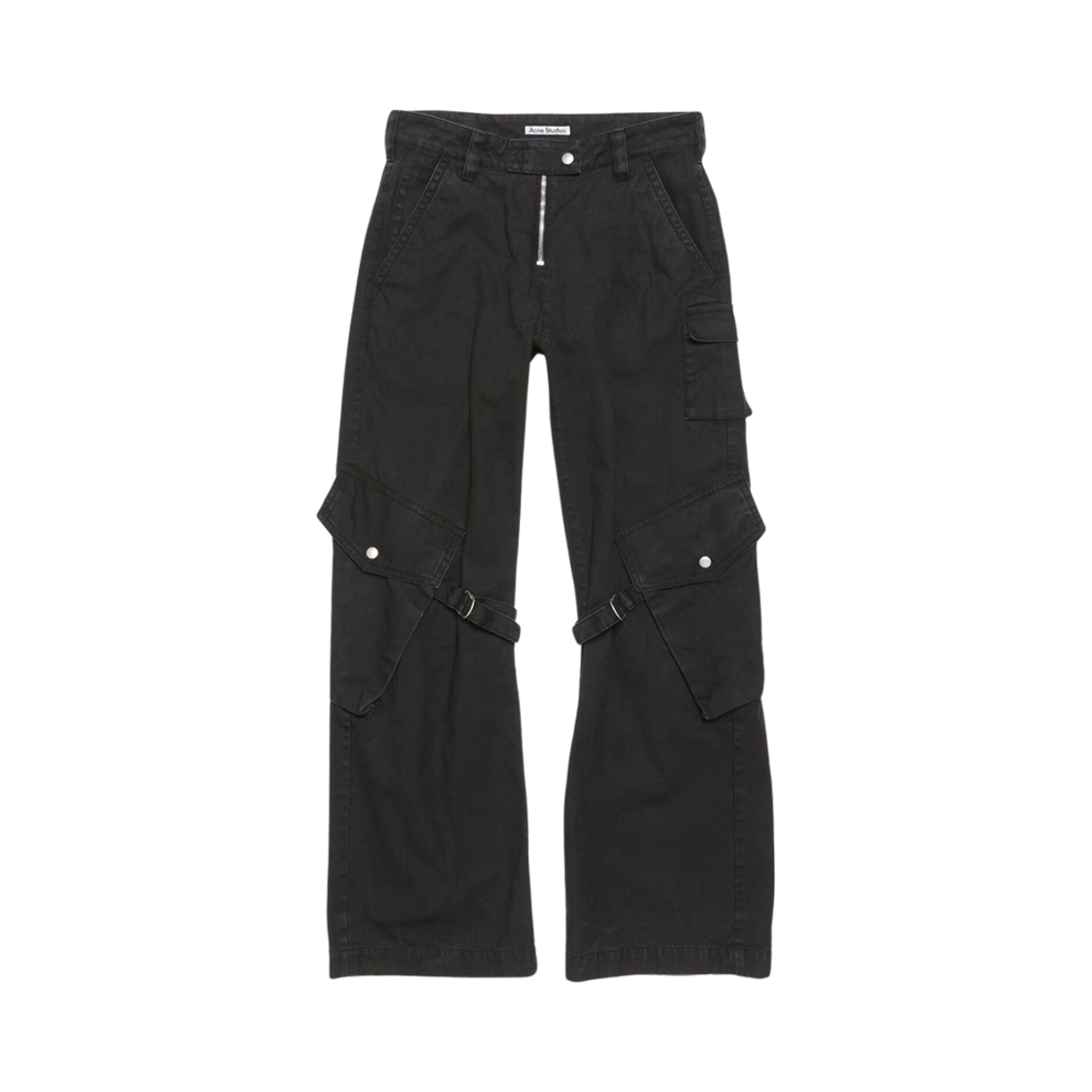 AK0829-Z79 (W) Acne Studios Cargo Pants Charcoal Grey