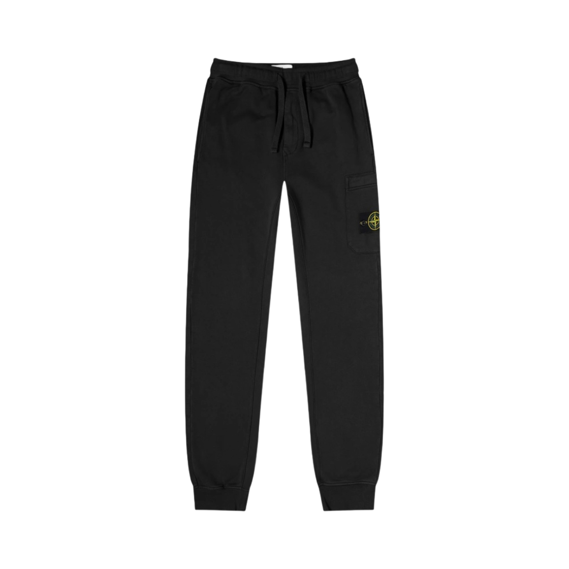 801564451-A0029 Stone Island 64451 Regular Fit Cargo Sweatpants Black - 24SS