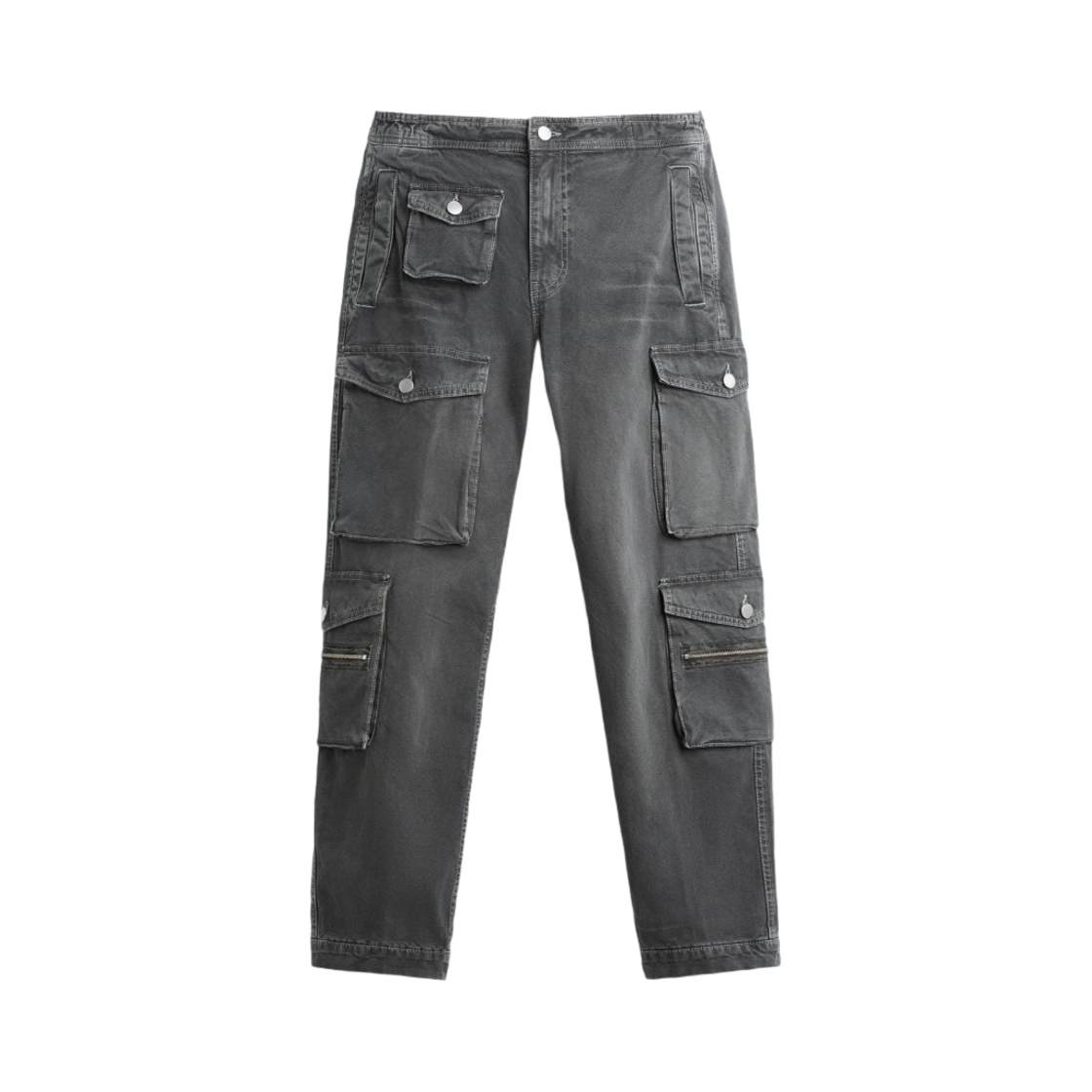 자라 유틸리티 카고 팬츠 다크 그레이(Zara Utility Cargo Trousers Dark Grey) - 1