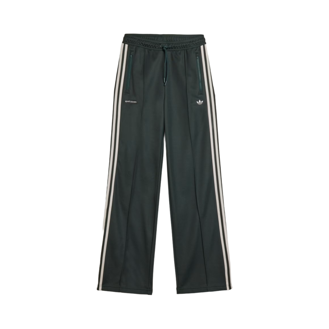 (W) 아디다스 x 스포티 앤 리치 트랙 팬츠 쉐도우 그린 - KR 사이즈((W) Adidas x Sporty & Rich Track Pants Shadow Green - KR Sizing) - 1