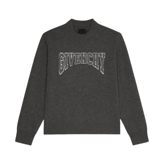 GIVENCHY　ロゴスエット GIVENCHY ロゴ刺繍クルーネックスウェットトレーナー XSサイズ