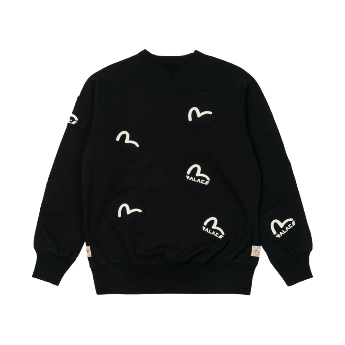 팔라스 x 에비수 멀티 포켓 크루넥 블랙 - 21FW(Palace x Evisu Multi Pocket Crew Black - 21FW) - 2