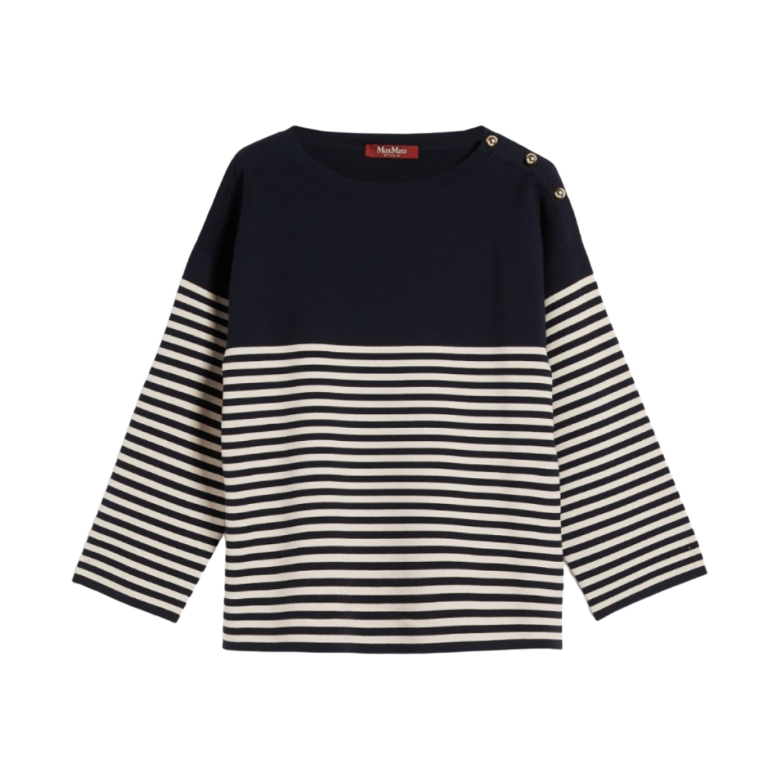 OTRANTO-005 (W) Max Mara Studio Otranto Rayon Sweater Navy