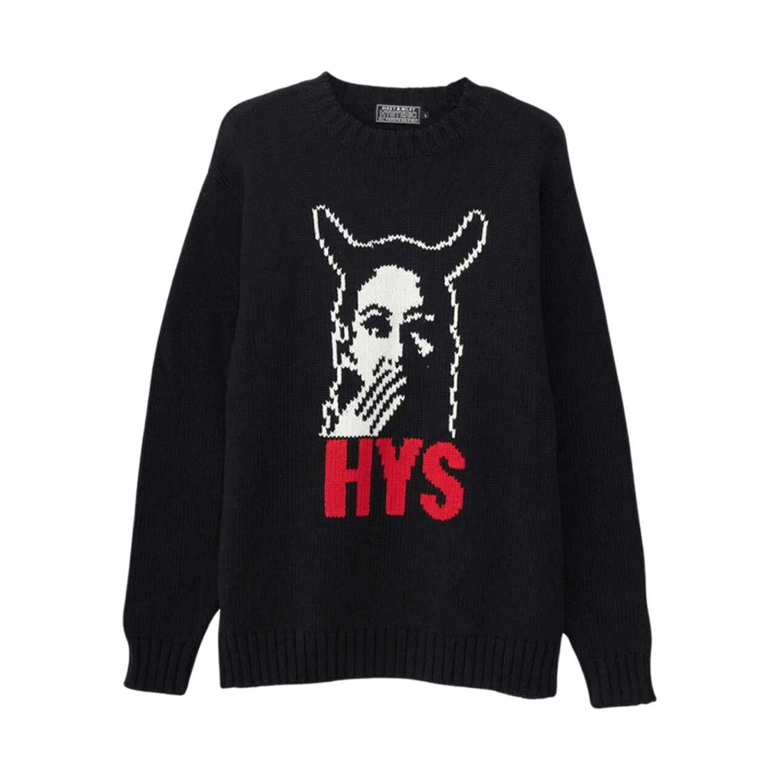 02243NS03 Hysteric Glamour Speak No Evil Knit Sweater Black