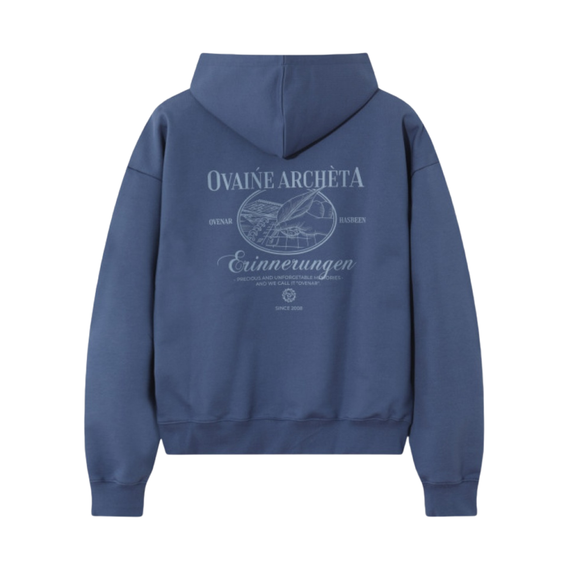 우왁굳 오뱅 아르체타 후드 블루(Woowakgood Ovaine Archeta Hoodie Blue) - 2