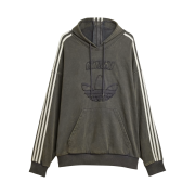 (W) Adidas x Avavav Shoulderless Hoodie Carbon - KR Sizing