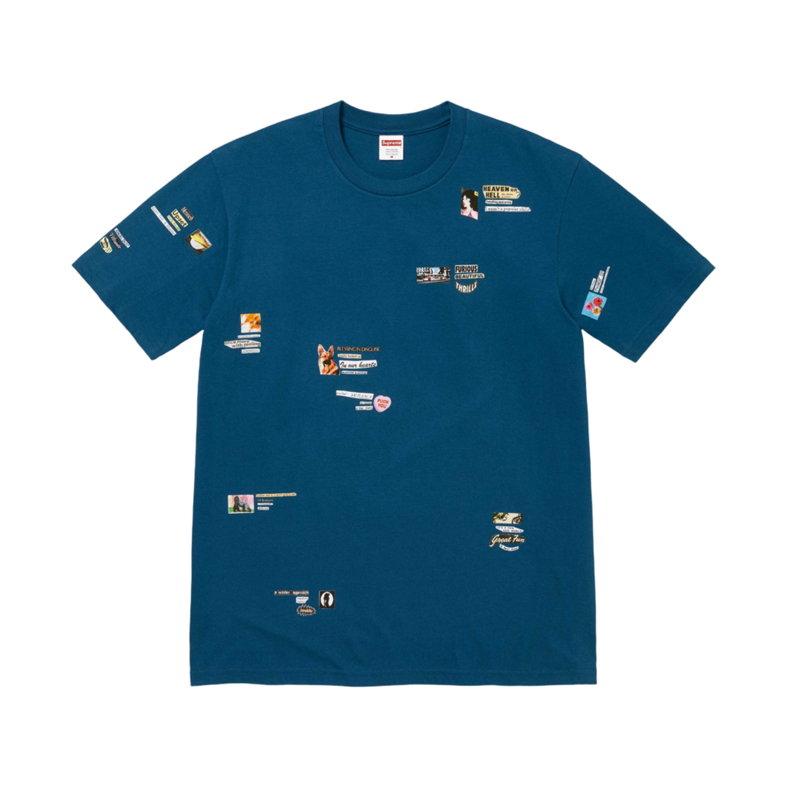 - Supreme Upset T-Shirt Indigo - 24FW
