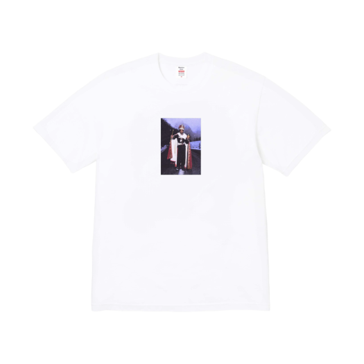 슈프림 x 마틴 로즈 리 스크래치 페리 티셔츠 화이트 - 24FW