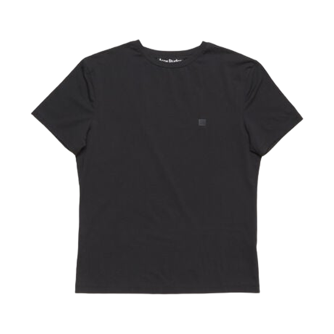 아크네 스튜디오 티셔츠 레귤러 핏 블랙(Acne Studios T-Shirt Regular Fit Black) - 1