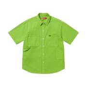 Supreme Loose Fit S/S Denim Painter Shirt Green - 25SS