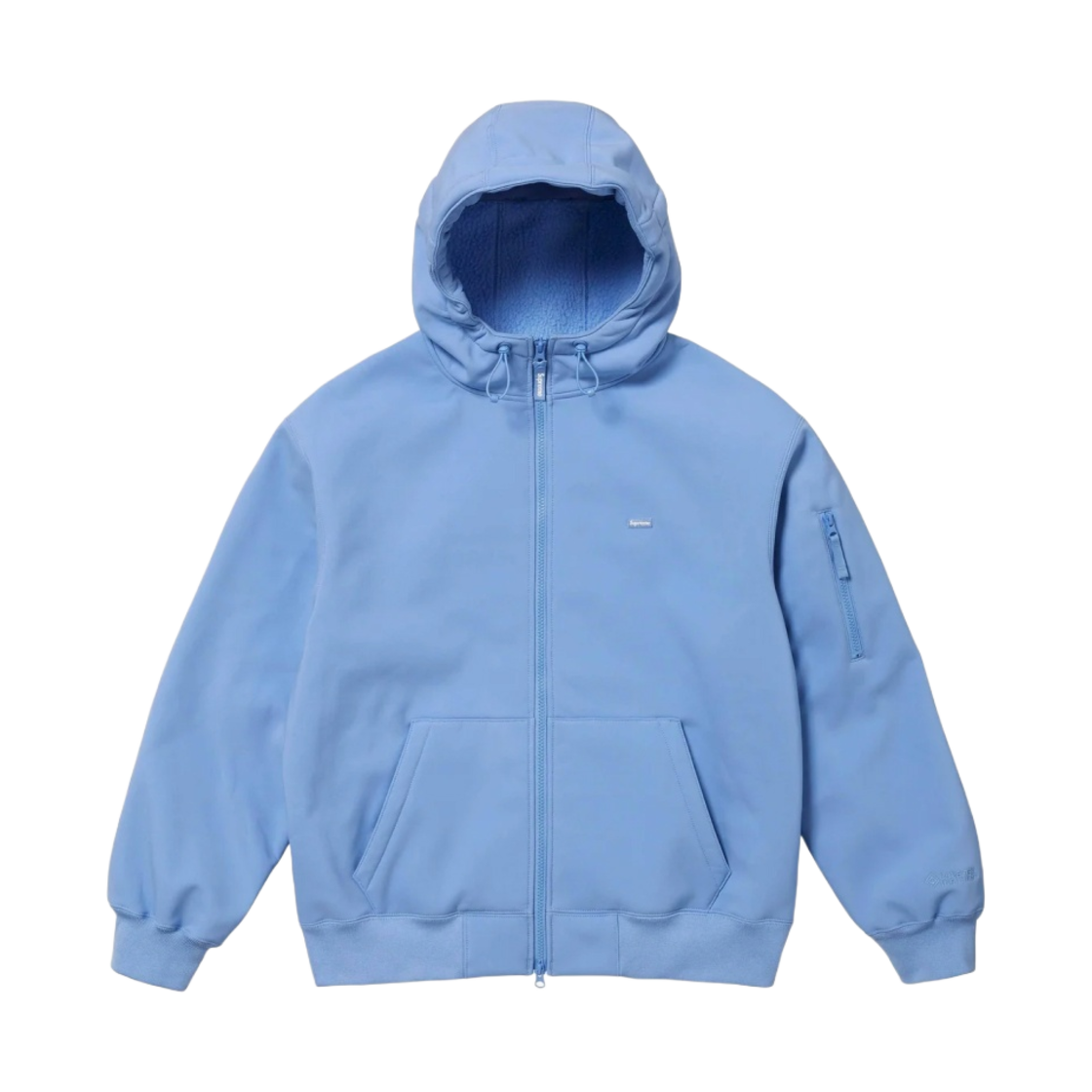 슈프림 윈드스토퍼 집업 후드 스웨트셔츠 라이트 블루 - 23FW(Supreme Windstopper Zip Up Hooded Sweatshirt Light Blue - 23FW) - 1