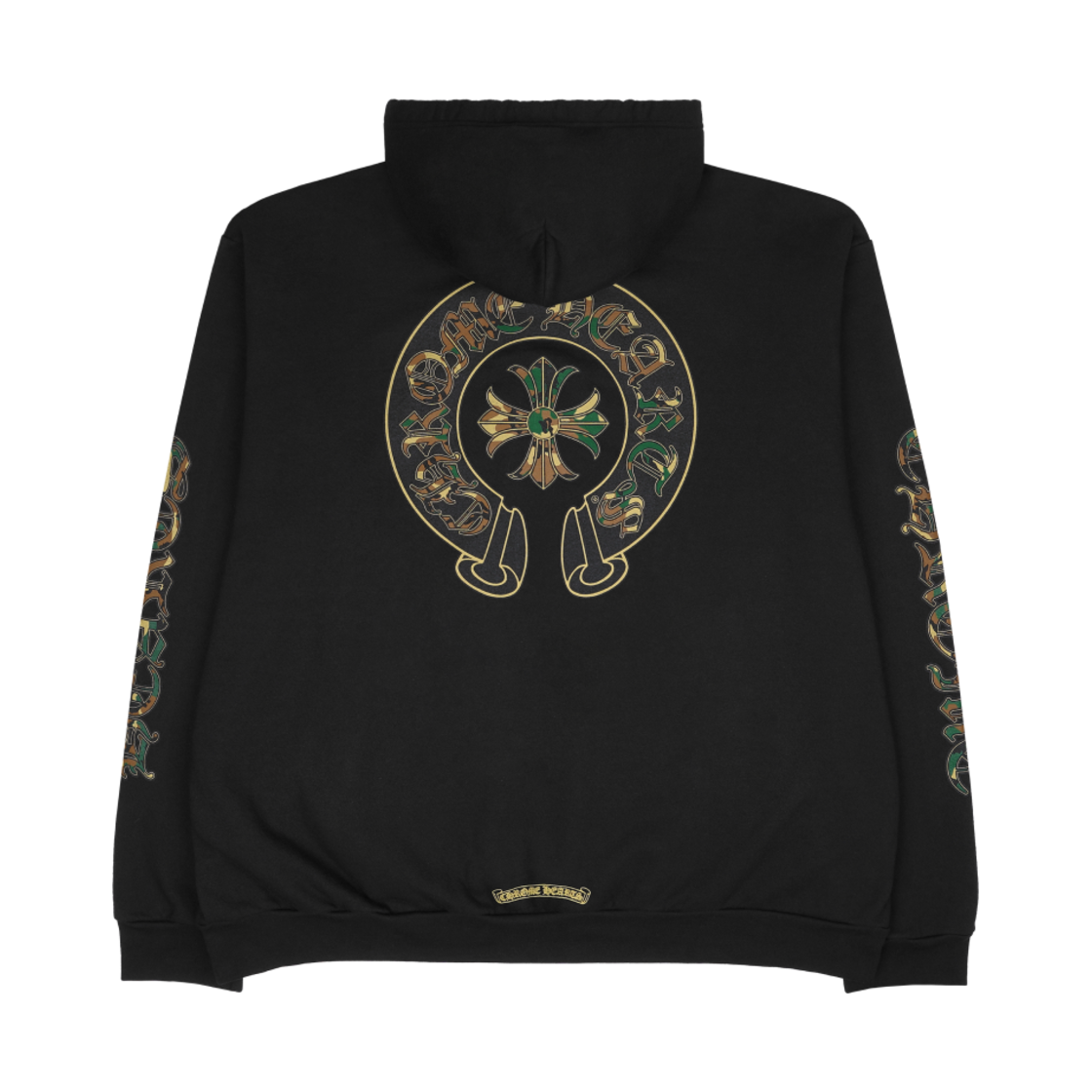 크롬하츠 카모 홀스슈 후드 블랙(Chrome Hearts Camo Horseshoe Hoodie Black)