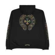 Chrome Hearts Camo Horseshoe Hoodie Black