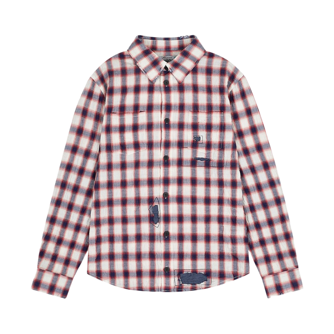 사파리스팟 레기온 모터스 클럽 빈티지 체크 셔츠