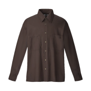 Uniqlo U Utility T-Shirt Longsleeve Dark Brown - KR