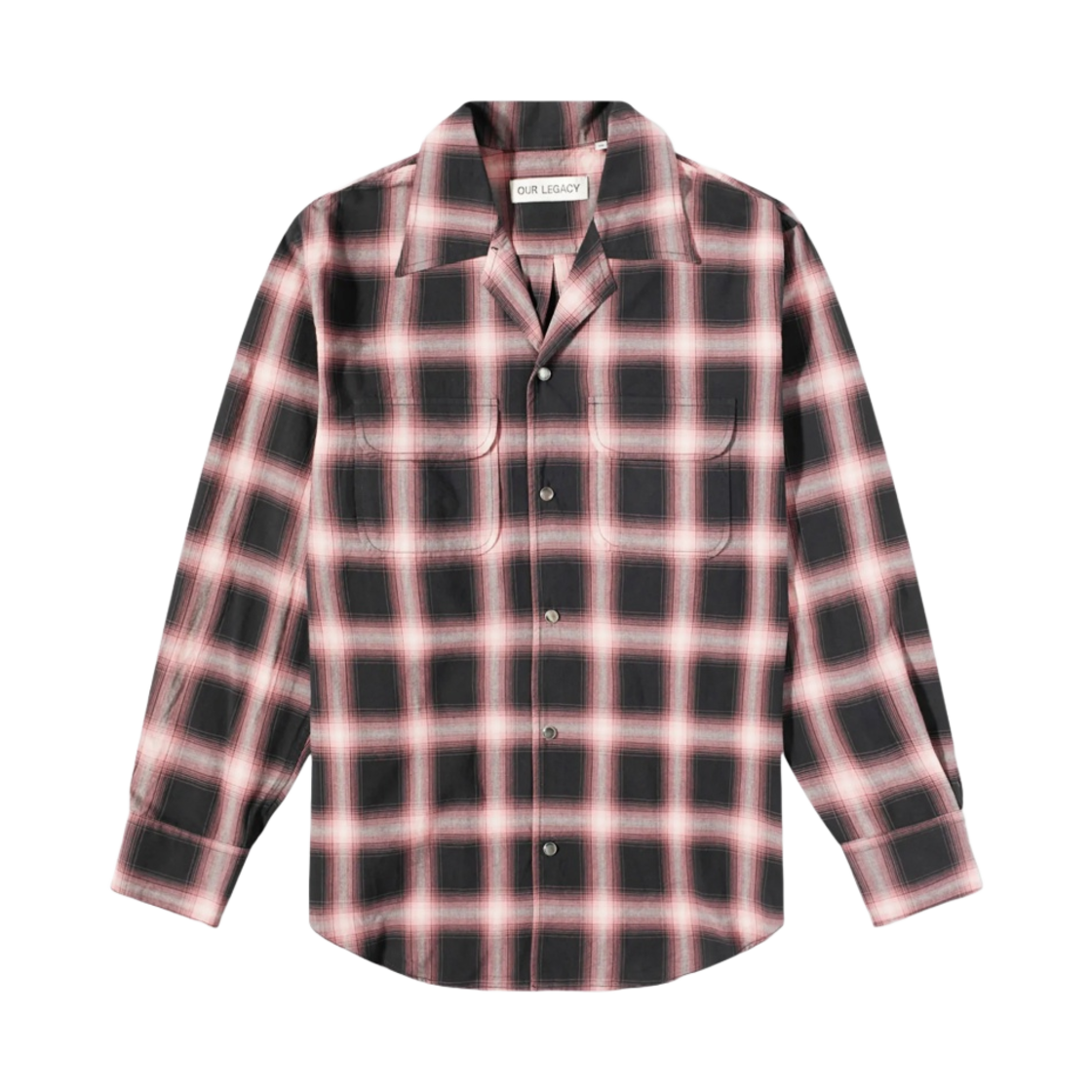 아워레가시 포코 셔츠 핑크 블랙 옵틱 디소넌스(Our Legacy Poco Shirt Pink Black Optic Dissonanace) - 1