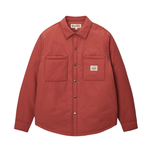 스투시 패디드 테크 오버 셔츠 블랙 | Stussy | KREAM