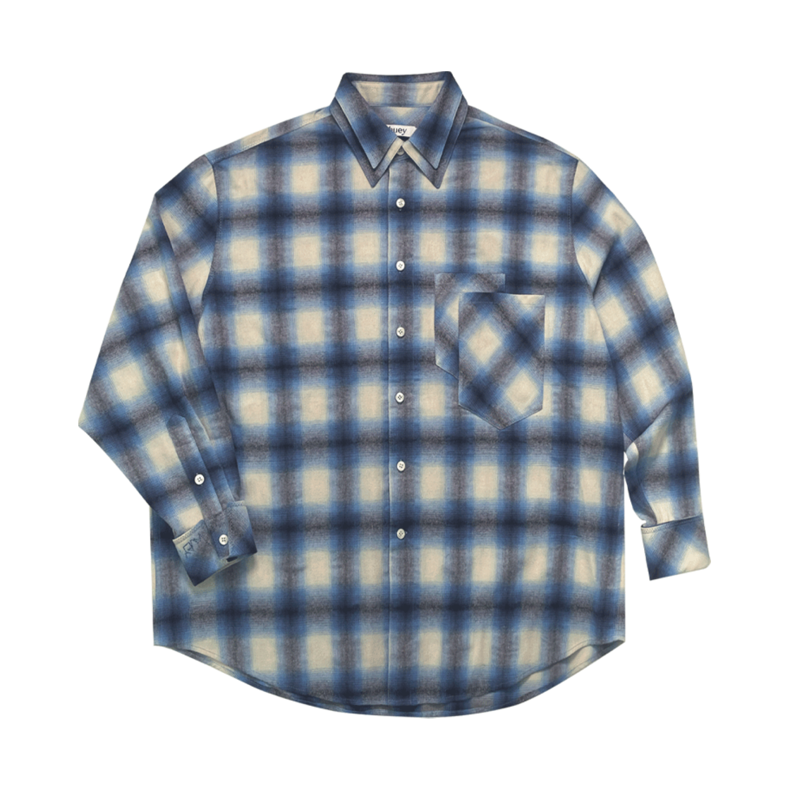 휴이 더블 체크 셔츠 블루(Huey Double Check Shirts Blue)