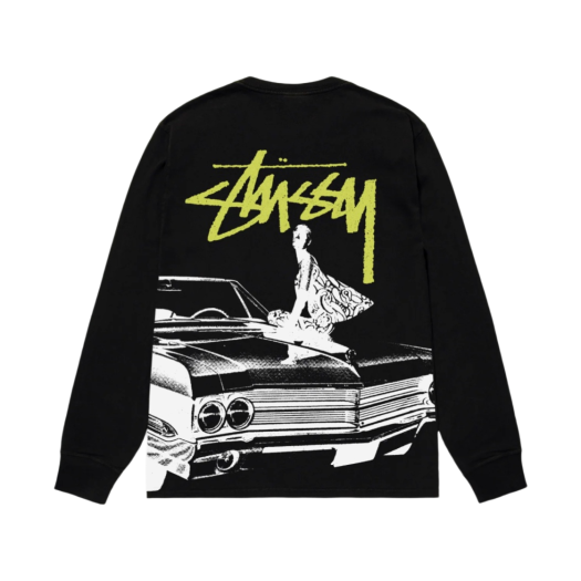 Stussy Beat Crazy LS T-Shirt Black