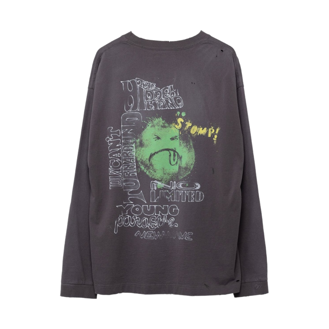 메종 미하라 야스히로 디스트레스드 롱슬리브 티셔츠 블랙(Maison Mihara Yasuhiro Distressed L/S T-Shirt Black) - 2